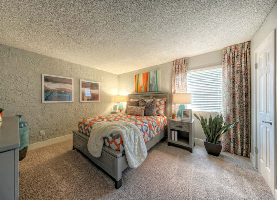 The Icon on Central Apartments in Phoenix, Arizona Model Bedroom