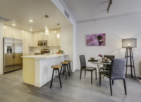 The Mercer_Mercer Island WA_Apartment Kitchen Seating Area