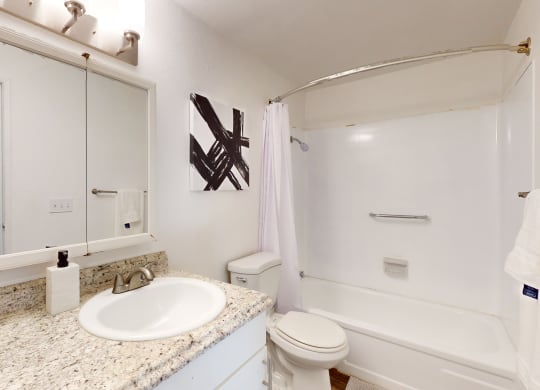 a bathroom with a sink toilet and a shower