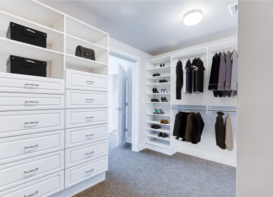 The Mercer Apartments Penthouse Master Closet