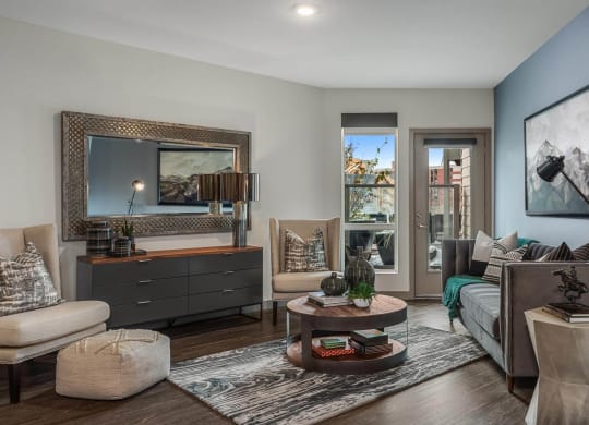 TriVista on Speer Model Living Room