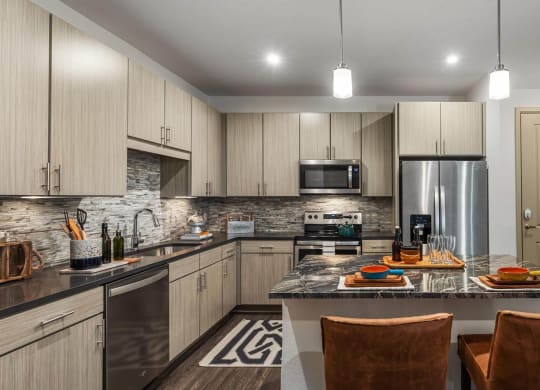TriVista on Speer Model Kitchen