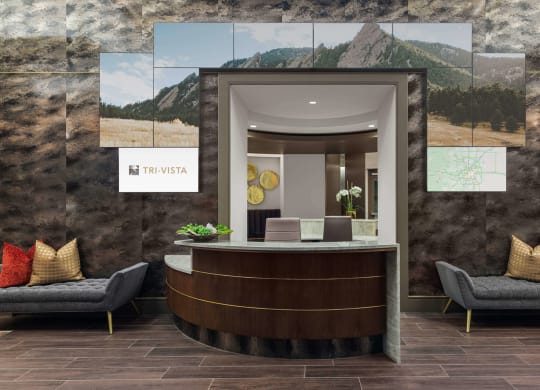TriVista on Speer Interior Leasing Area