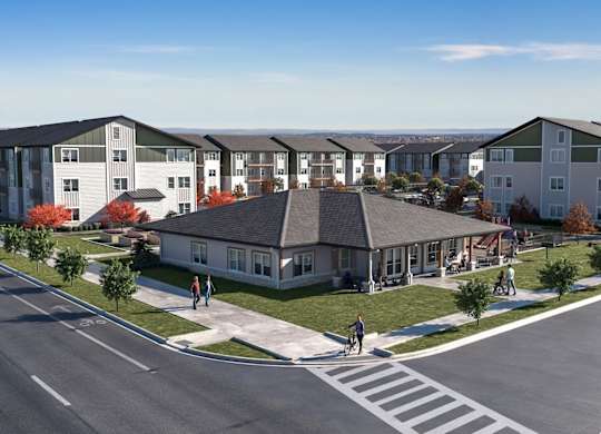 Exterior Rendering  at Union at Pacific Highway, Corvallis, OR, 97333