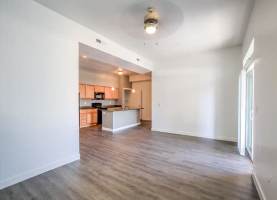 The Boulevard Living Room and Kitchen