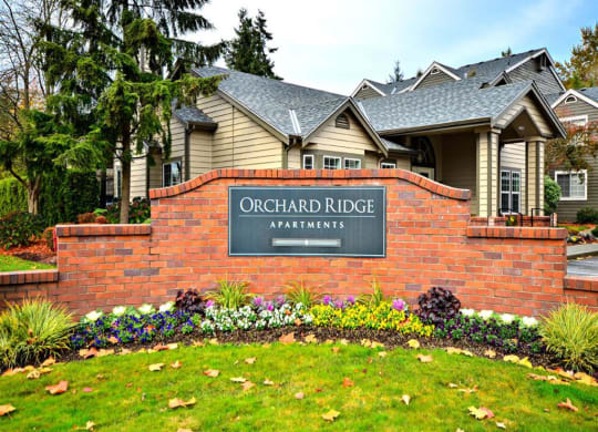Orchard Ridge Apartments Monument Sign