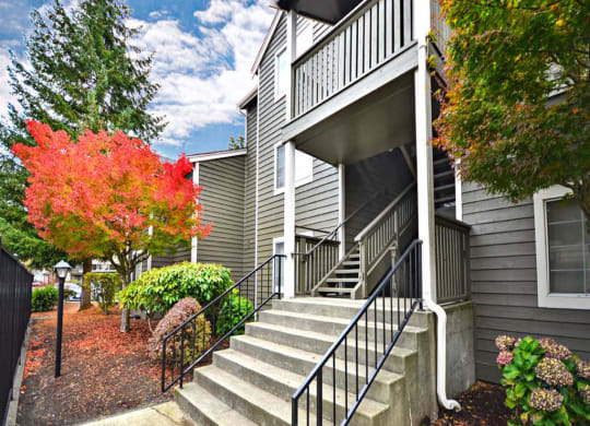 Orchard Ridge Stairs to Apartment