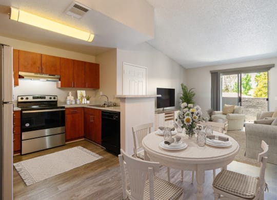 Waterstone at Murrieta Apartments in Murrieta, California Model Kitchen and Dining Room