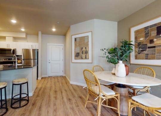 West End District Model Kitchen and Dining Area