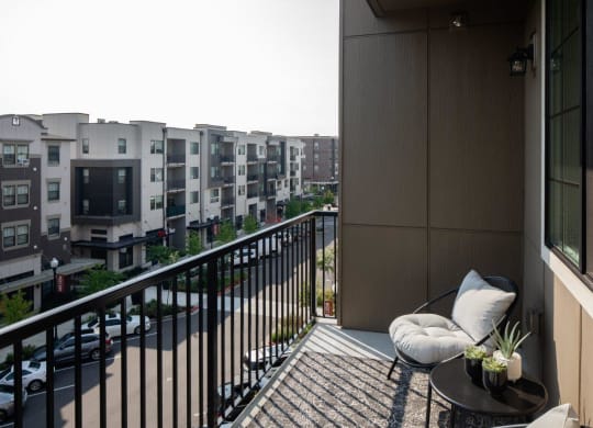 West End District Apartments in Beaverton, Oregon Private Balcony