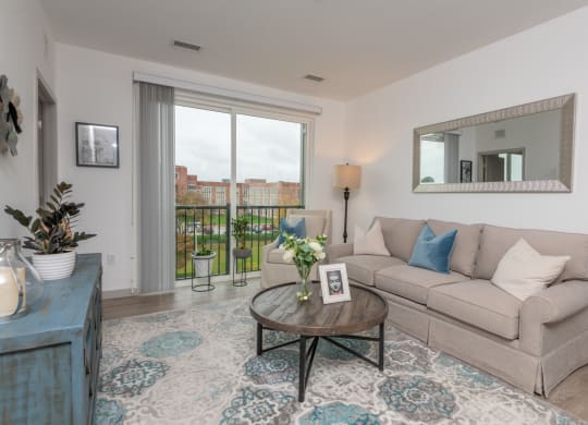 Zen Apartments Model Living Room