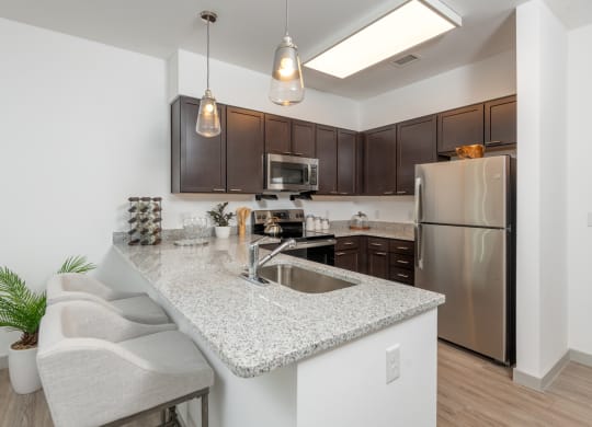 Zen Apartments Kitchen