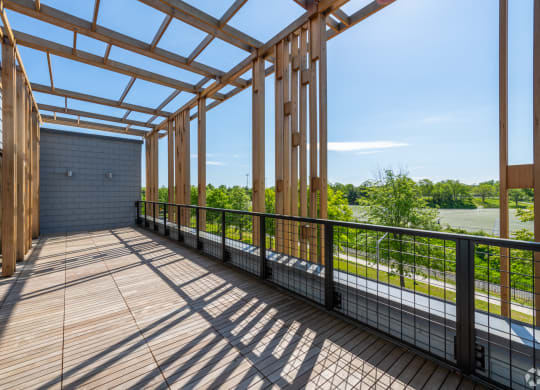 Sky deck at Park77 Apartments, Cambridge, 02138