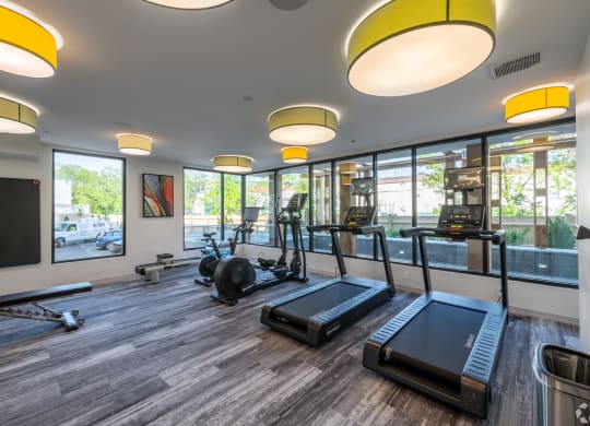 Fitness Center at Park77 Apartments, Cambridge