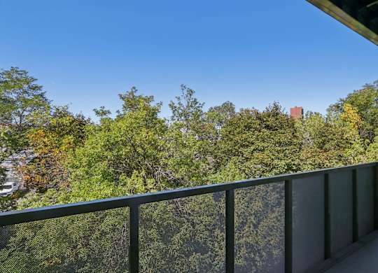 Balcony with a view at Park77 Apartments, Massachusetts