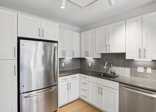 Beautiful Kitchen with appliances at Park77 Apartments, Massachusetts, 02138