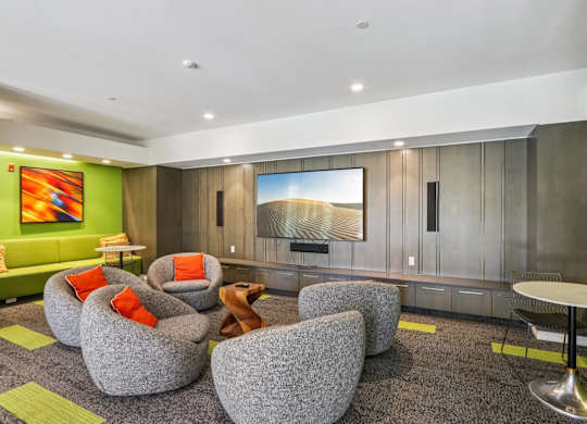 Common living room at Park77 Apartments, Massachusetts