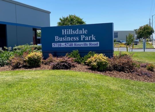 Hillsdale Business Park Monument Sign