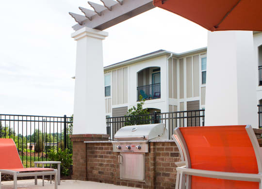 119 South apartments grill area