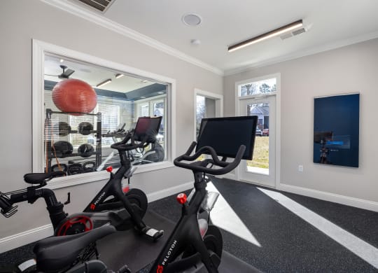 addison point interior resident gym