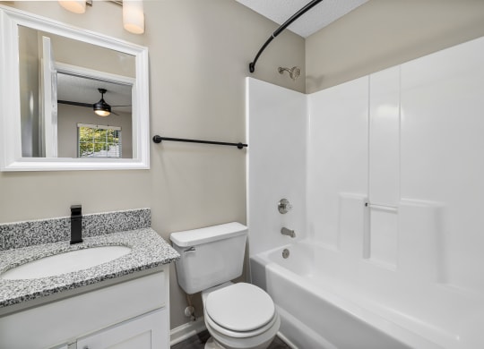 addison point interior home bathroom with a sink toilet and a tub