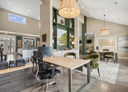 the gathering room is open to the clubhouse