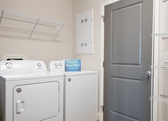 washer and dryer