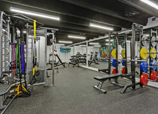 the gym at the sutton place hotel revelstoke in british columbia