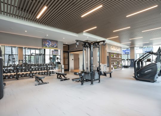 a photo of the gym at the sanctuary at kiawah island golf resort