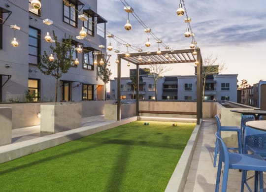 bocce court
