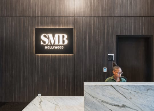 the lobby