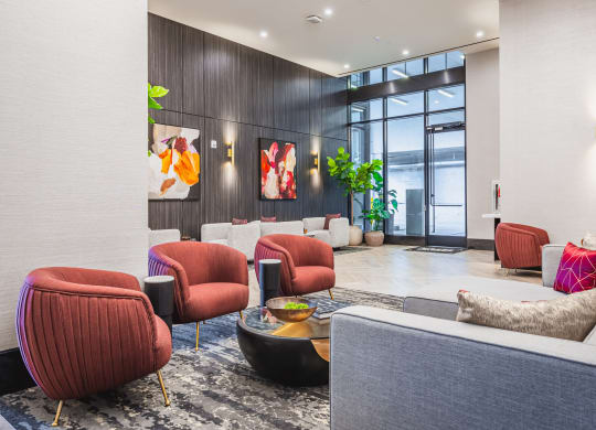the lobby