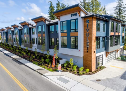 the building in which the resort is located at Rivulet, Washington