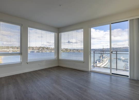 High Ceiling Living Area at Marina Square, Bremerton, WA
