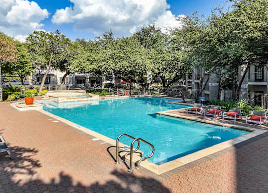 swimming pool at San Marin apartments