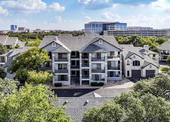 aerial view of San Marin apartments