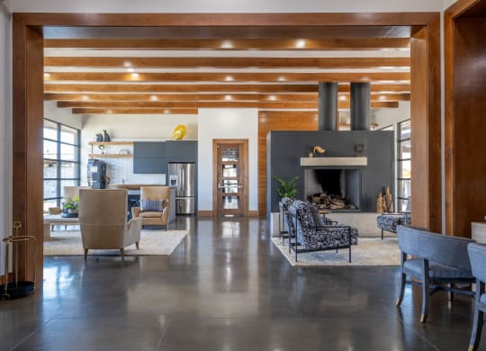 social lounge at The Pradera apartments