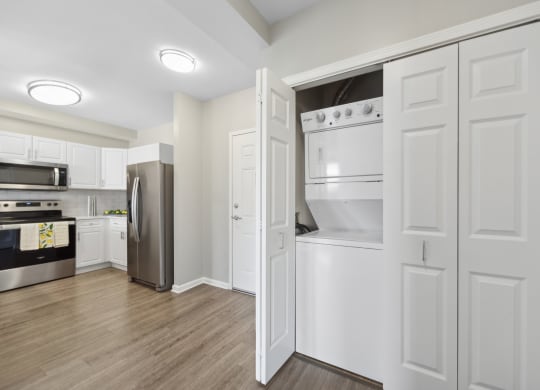 in-home washer and dryer at HighPoint apartments