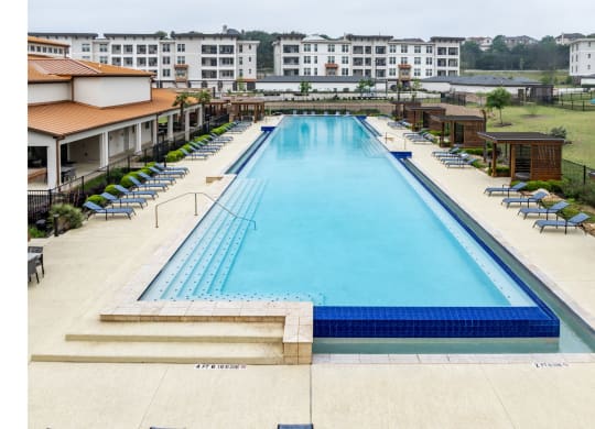 swimming pool at Reveal Skyline apartments