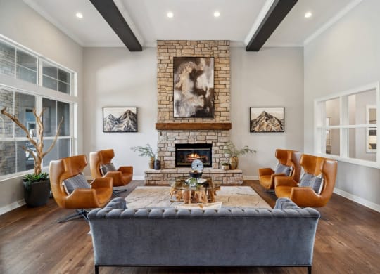 social lounge at Dakota Ridge apartments
