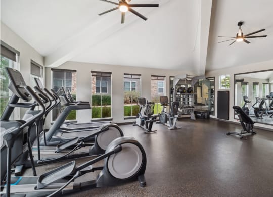 high-impact fitness center at Carrick Bend apartments