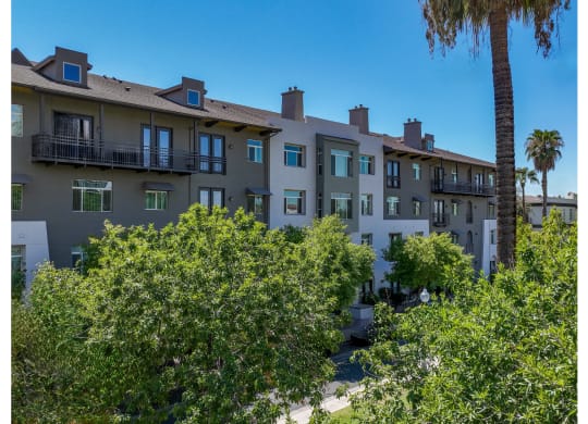 exterior view of Roosevelt Square apartments