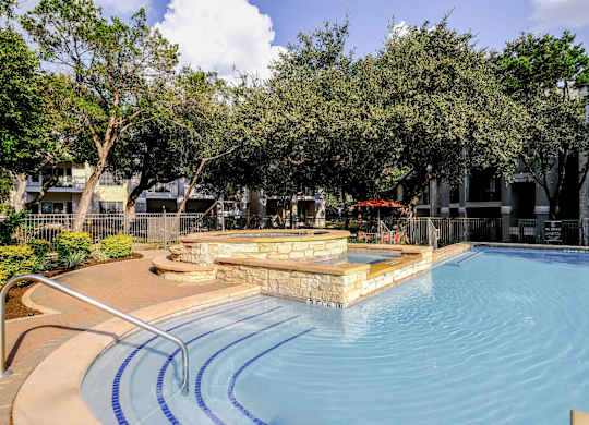 swimming pool at San Marin apartments