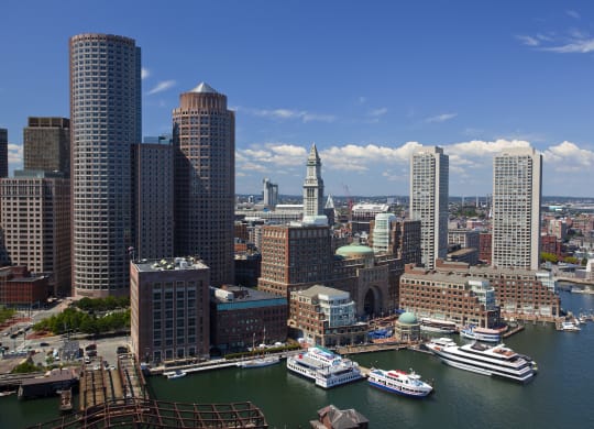 View of Rowe's Wharf from The Benjamin Seaport Residences