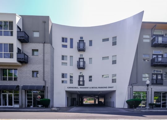 exterior view of Roosevelt Square apartments