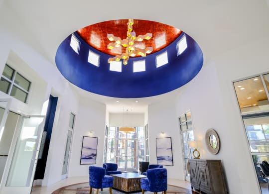 lobby at Soho Parkway apartments