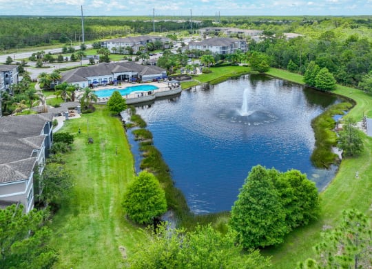 an aerial view of The Reserves at Alafaya apartments