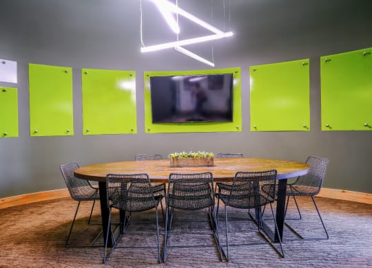conference room at Elan Redmond apartments