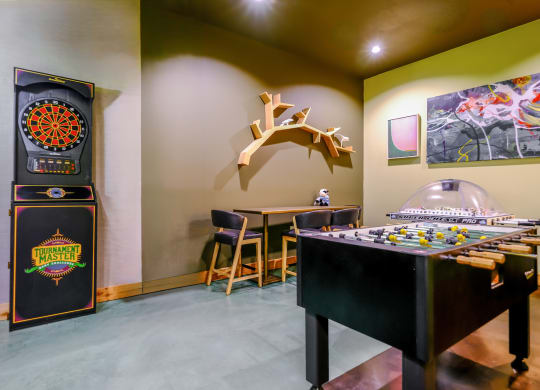 game room at Elan Redmond apartments