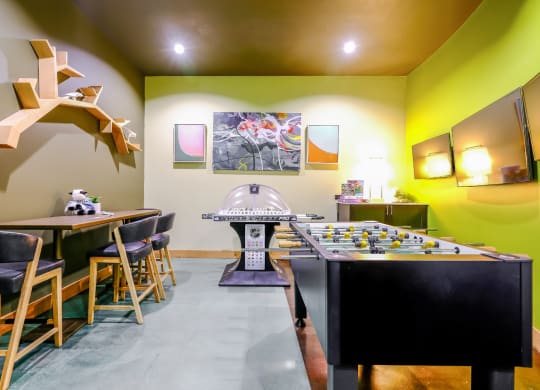 game room at Elan Redmond apartments